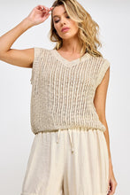 Load image into Gallery viewer, Golden Haze Knit Vest
