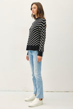 Load image into Gallery viewer, Zig Zag High Neck Sweater