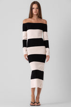 Load image into Gallery viewer, Chai Latte Off Shoulder Maxi Dress