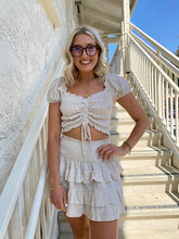 Load image into Gallery viewer, Solana Mini Skirt in Oatmeal