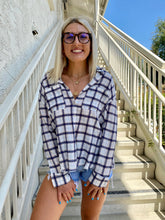 Load image into Gallery viewer, Austin Plaid Blouse