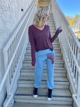 Load image into Gallery viewer, Lilah Long Sleeve Top in Wine