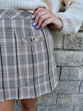 Load image into Gallery viewer, Back in Plaid Mini Skirt