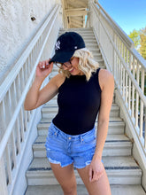 Load image into Gallery viewer, Katy Ribbed Tank in Black