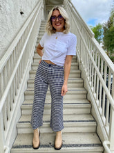 Load image into Gallery viewer, Back in Action Plaid Pants in Navy