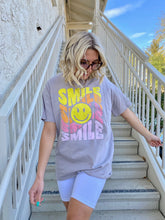 Load image into Gallery viewer, Smile Oversized Graphic Tee