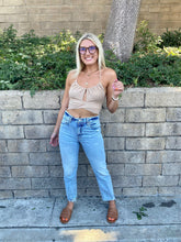 Load image into Gallery viewer, Khaki Dreams Crop Top