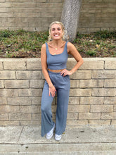 Load image into Gallery viewer, Oat Latte Thermal Pant in Slate