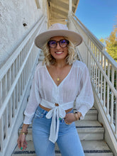 Load image into Gallery viewer, Forever Love Crop Blouse