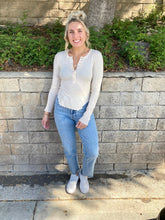 Load image into Gallery viewer, Thatcher Thermal Tee in Butter