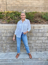 Load image into Gallery viewer, Ryann Button Down Blouse in White