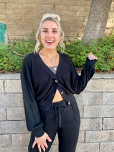 Load image into Gallery viewer, Astrid Cardigan in Black