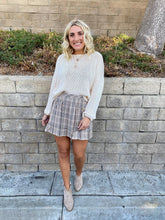 Load image into Gallery viewer, Back in Plaid Mini Skirt