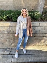 Load image into Gallery viewer, Double Take Two Toned Blanket Jacket