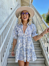 Load image into Gallery viewer, Floral Hideout Mini Dress