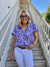 Load image into Gallery viewer, Ocean Blues Blouse