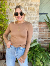 Load image into Gallery viewer, Back to Basics Long Sleeve in Caramel