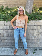Load image into Gallery viewer, Khaki Dreams Crop Top