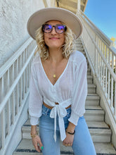 Load image into Gallery viewer, Forever Love Crop Blouse