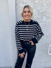 Load image into Gallery viewer, Drawn To You Sweater in Black