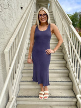 Load image into Gallery viewer, Marsala Knit Midi Dress in Navy