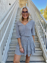 Load image into Gallery viewer, Stella Stripped Mini Dress