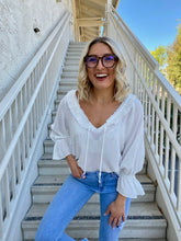 Load image into Gallery viewer, Roxy Ruffle Blouse