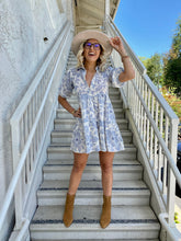 Load image into Gallery viewer, Floral Hideout Mini Dress