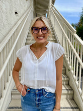 Load image into Gallery viewer, Slice of Summer Blouse in White
