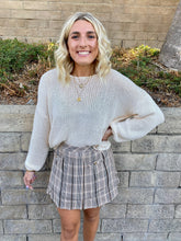 Load image into Gallery viewer, Back in Plaid Mini Skirt