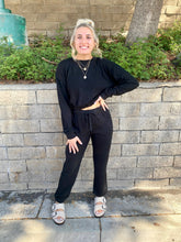 Load image into Gallery viewer, Astrid Crewneck in Black