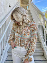Load image into Gallery viewer, Vintage Paisley Blouse