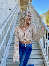 Load image into Gallery viewer, Desert Springs Crochet Crop Top