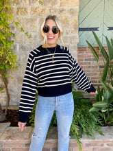 Load image into Gallery viewer, Drawn To You Sweater in Black
