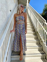 Load image into Gallery viewer, Rainbow Florals Midi Skirt