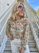 Load image into Gallery viewer, Vintage Paisley Blouse