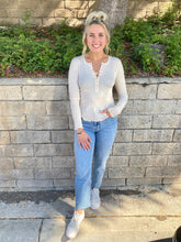 Load image into Gallery viewer, Thatcher Thermal Tee in Butter