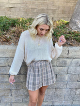 Load image into Gallery viewer, Back in Plaid Mini Skirt