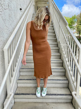 Load image into Gallery viewer, Marsala Knit Midi Dress