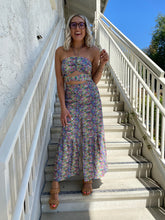 Load image into Gallery viewer, Rainbow Florals Midi Skirt