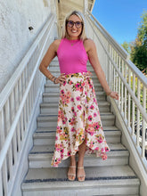 Load image into Gallery viewer, Sofia Floral Wrap Skirt