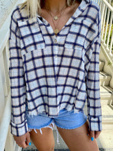 Load image into Gallery viewer, Austin Plaid Blouse
