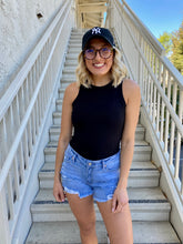Load image into Gallery viewer, Katy Ribbed Tank in Black