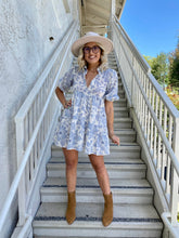 Load image into Gallery viewer, Floral Hideout Mini Dress