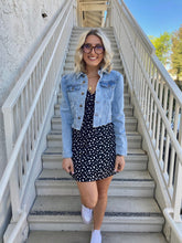Load image into Gallery viewer, Drew Distressed Denim Jacket