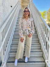 Load image into Gallery viewer, In Bloom Tie Blouse