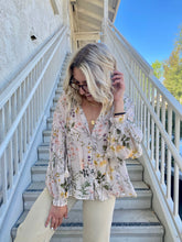 Load image into Gallery viewer, In Bloom Tie Blouse