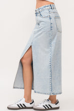 Load image into Gallery viewer, Just Two Lovers Denim Skirt
