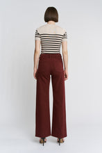 Load image into Gallery viewer, Deep Burgundy Wide Leg Denim
