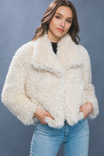 Load image into Gallery viewer, Famous Fur Jacket in Ivory
